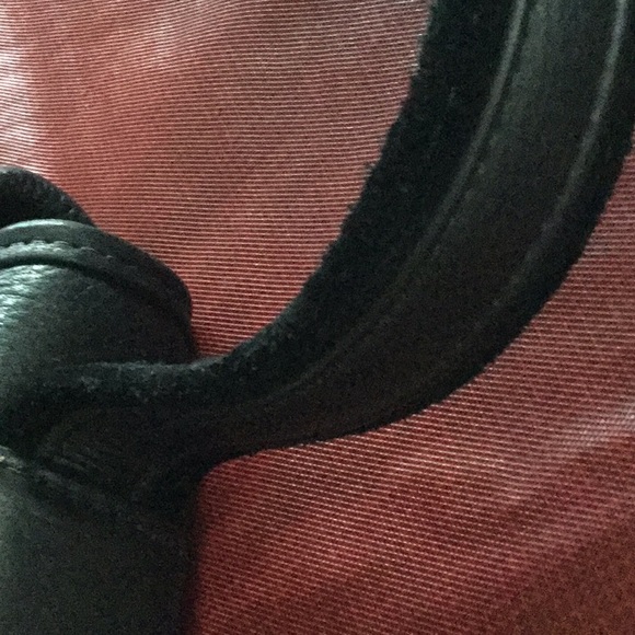 REEVES LEATHER SADDLE BAG PURSE EMBROIDERED SUEDE - Picture 8 of 8